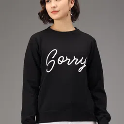 Kotty Women Black Printed Sweatshirt-picture-51