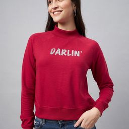 Club York Typography Printed Hight Neck Cotton Pullover Sweatshirt-image-56