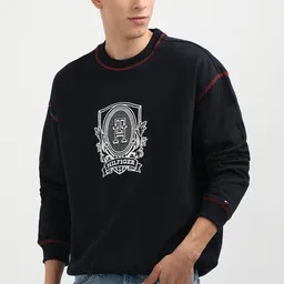 Tommy Hilfiger Men Embroidered Typography Printed Sweatshirt-image-12