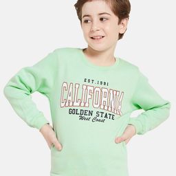 Octave Boys Typography Printed Fleece Pullover Sweatshirt-picture-6
