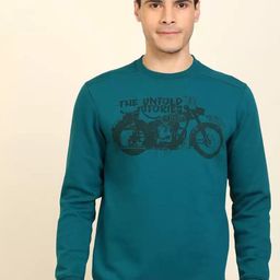 Wildcraft Men Green Printed Sweatshirt-image-88