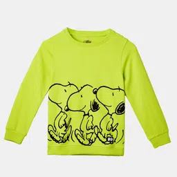 The Souled Store Girls Green Printed Sweatshirt-32