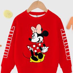 KUCHIPOO Girls Minnie Mouse Printed Sweatshirt-image-33