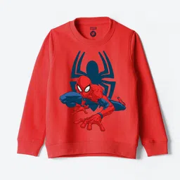 YK Marvel Boys Spider-Man Printed Sweatshirt-19