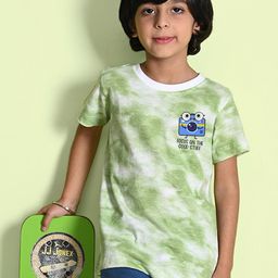 NUSYL Boys Dyed Round Neck T-shirt-image-46