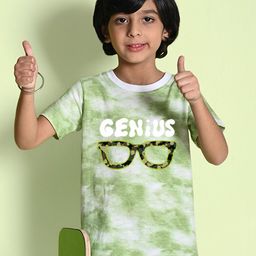 NUSYL Boys Dyed Round Neck T-shirt-image-77