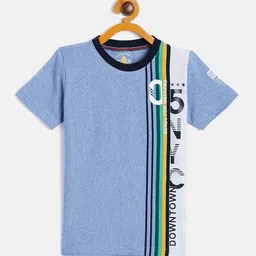 Duke Boys Blue Striped Applique T-shirt-image-73