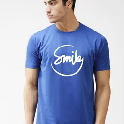 EPPE Men Blue Typography Printed Sports T-shirt-image-43