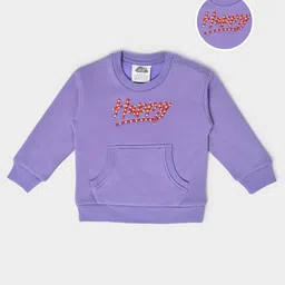 MiArcus Unisex Kids Typography Embroidered Pullover Sweatshirt-23