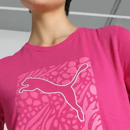 Puma Graphic Script Training Printed T-shirt image 4