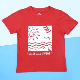 Hoop Boys Round Neck Graphic Printed Cotton T-shirt-image-49