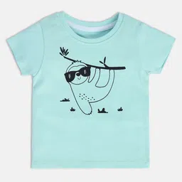 MINI KLUB Boys Graphic Printed Pure Cotton  T-Shirt-image-63
