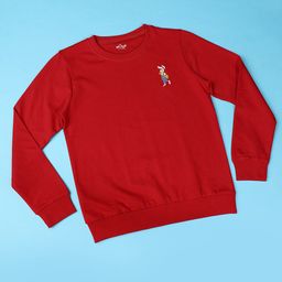Hoop Girls Graphic Printed Cotton Pullover Sweatshirt-image-92