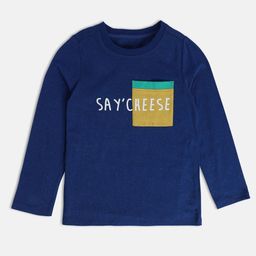MINI KLUB Boys Typography Printed Cotton T-shirt-image-58