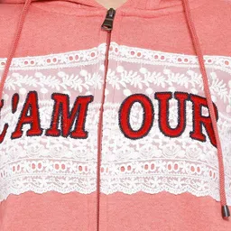 Moda Elementi Typography Printed Fleece Sweatshirt image 3
