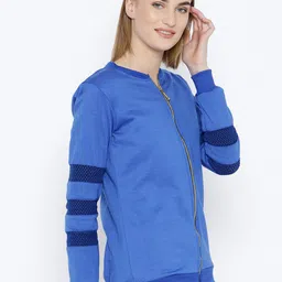BAESD Fleece Mock Collar Front-Open Sweatshirt image 4