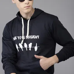 Campus Sutra Graphic Printed Hooded Cotton Pullover-picture-21