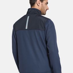 Octave Men Colourblocked Front-Open Sweatshirt image 2