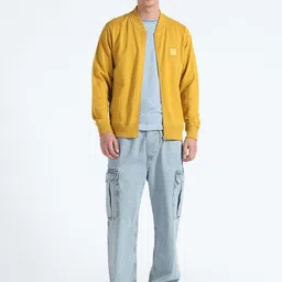 Flying Machine Mock Collar Front-Open Sweatshirt image 5