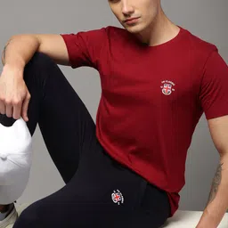 ONN Round Neck Short Sleeves Durable Pure Cotton T-shirt-image-44