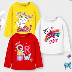 YK X Trampoline Girls 3 Printed Applique T-shirt-image-75