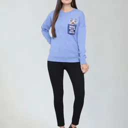 Moda Elementi Printed Applique Sweatshirt image 2
