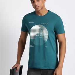 Lee Graphic Printed Slim Fit Cotton T-shirt-image-87