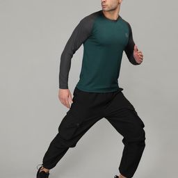 CHKOKKO Round Neck Raglan Sleeves Dry Fit T-shirt-image-28
