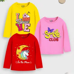 YK X Trampoline Girls 3 Printed Applique T-shirt-image-98
