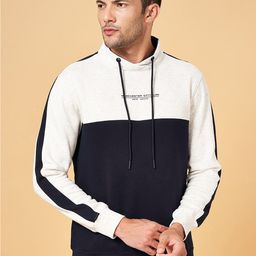 BYFORD by Pantaloons Colourblocked Printed Cotton Pullover Sweatshirt-picture-15