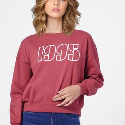 ONLY Women Maroon Printed Sweatshirt-image-47