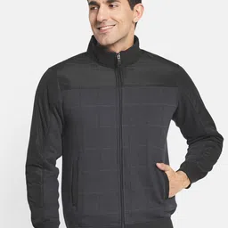 Octave Men Grey Checked Sweatshirt-picture-37