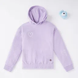 Ed-a-Mamma Girls Lavender Hooded Sweatshirt-image-21
