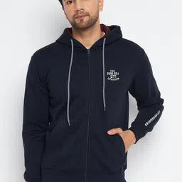 Duke Hooded Fleece Front-Open Sweatshirt-image-8