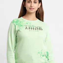 Status Quo Women Green Sweatshirt-image-95