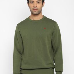 Royal Enfield Men Olive Green Printed Sweatshirt-image-57