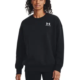 UNDER ARMOUR Essential Fleece Oversized Crew Neck Sweatshirt-image-4