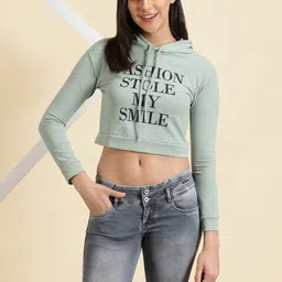 SHOWOFF Typography Printed Hooded Neck Cotton Sweatshirt-picture-19