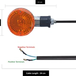 thevineetastore Side Flasher Indicator Light for Bajaj Boxer image 3