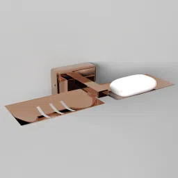 Rustproof Rose Gold Soap Stand for Bathroom | Wall Mount Steel Soap Case Stainless Steel Toilet Paper Holder-image-14