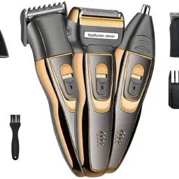 Geemy GM-595 Rechargeable 3 in 1 Personal Nose Trimmer, Shaver 3 W, 60 minutes use Trimmer 60 minRuntime 3 Length Settings-11