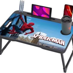 BLUE SPIDERMAN - A1 Wood Portable Laptop Table-image-26