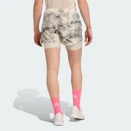 adidas performance Own The Run Spray Dye 2-In-1 Short image 2