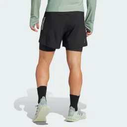 adidas performance Own the Run CLIMACOOL 2-in-1 Shorts image 2