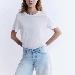 H&M Women Baggy Low Denim Shorts-image-61