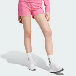 essentials monogram graphic french terry shorts women training women training-26
