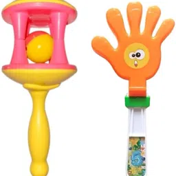 Ding Dong Lovely Basby Kids Hand Claps Toy Rattle-15