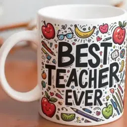 manorath Best Teacher Ever1 Happy Birthday mug Sip,Celebrate,Repeat Ceramic Coffee Mug-picture-11
