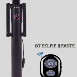 POZUB New Wired Extendable Selfie Stick Aux Cable + Bluetooth Remote Photo Shutter Tripod, Monopod, Monopod Kit, Tripod Kit, Tripod Clamp, Tripod Bracket-22