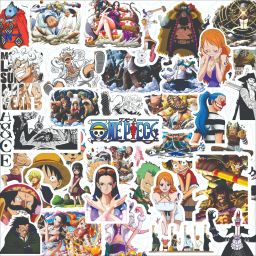 3 inch One Piece Anime Vinyl Stickers For Laptops, Doors, Wall, Window, Glasses, etc Self Adhesive Sticker-image-32